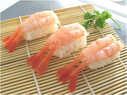寿司北极甜虾